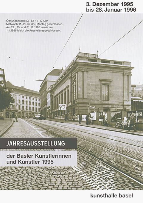 Jahresausstellung der Basler Künstlerinnen und Künstler 1995, Kunsthalle Basel