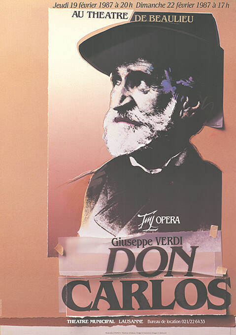 Don Carlos, Giuseppe Verdi, Théâtre Municipal, Lausanne