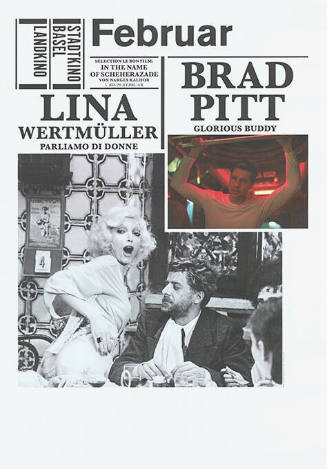 Februar, Brad Pitt, Lina Wertmüller, Stadtkino Basel, Landkino