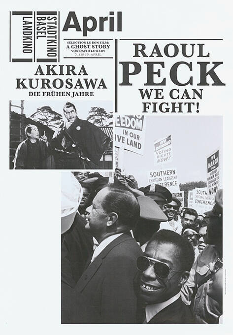 April, Raoul Peck, Akira Kurosawa, Stadtkino Basel, Landkino