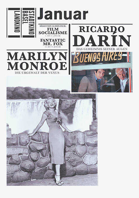 Januar, Ricardo Darín, Marilyn Monroe, Stadtkino Basel, Landkino