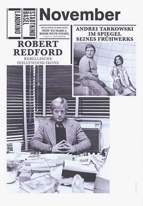 November, Robert Redford, Stadtkino Basel, Landkino