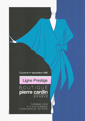 Ligne prestige, Boutique Pierre Cardin, Genève