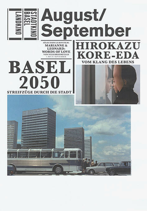 August/September, Basel 2050, Hirokazu Kore-Eda, Stadtkino Basel, Landkino