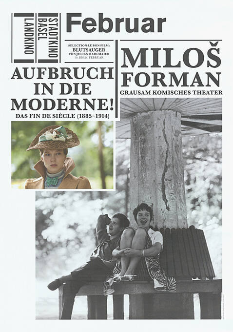 Februar, Miloš Forman, Aufbruch in die Moderne! Stadtkino Basel, Landkino