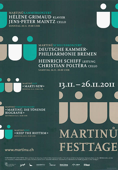 Martinů Festtage, Basel