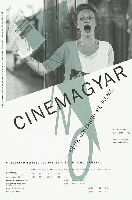 Cinemagyar – Neue ungarische Filme, Cinema Camera, Stadtkino Basel