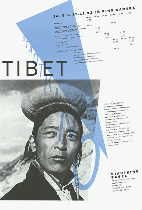 Tibet, Cinema Camera, Stadtkino Basel