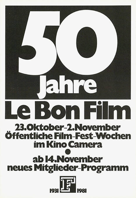 50 Jahre Le Bon Film