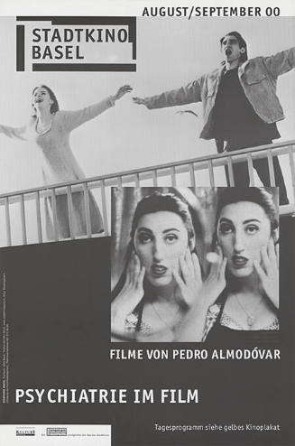 Psychiatrie im Film, Filme von Pedro Almodóvar, Stadtkino Basel