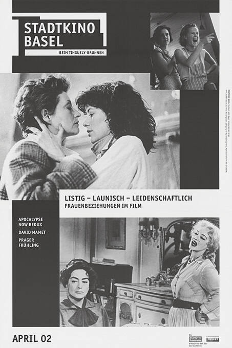 Listig – Launisch – Leidenschaftlich, Frauenbeziehungen im Film, Stadtkino Basel