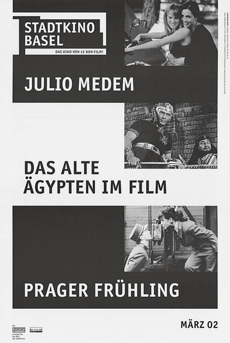 Julio Medem, Das alte Ägypten im Film, Prager Frühling, Stadtkino Basel