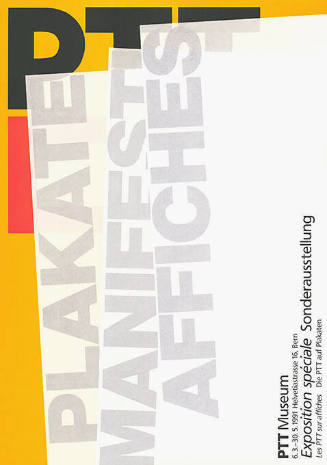 Plakate, Manifesti, Affiches, PTT Museum