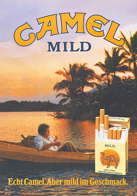 Camel mild. Echt Camel. Aber mild im Geschmack.