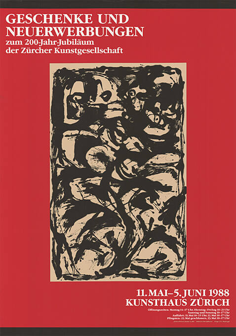 Geschenke und Neuerwerbungen zum 200-Jahr-Jubiläum der Zürcher Kunstgesellschaft, Kunsthaus Zürich