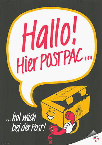 Hallo! Hier Postpac…, …hol mich bei der Post! PTT