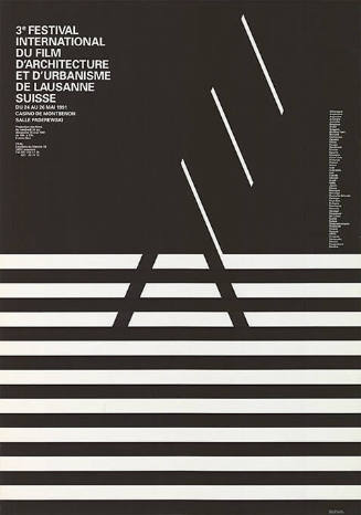 3ᵉ Festival International du Film d’Architecture et d’Urbanisme de Lausanne