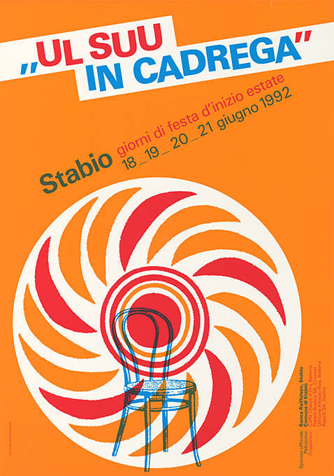 „Ul suu in cadrega“, Giorni di festa d’inizio estate, Stabio