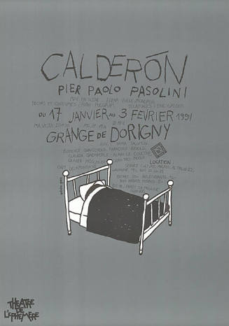 Calderón, Pier Paolo Pasolini, Grange de Dorigny, Lausanne
