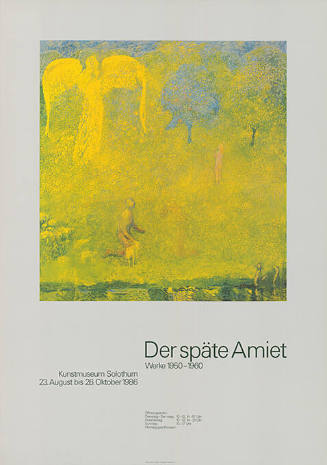 Der späte Amiet, Kunstmuseum Solothurn