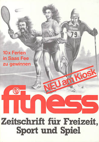 Neu am Kiosk, Fitness, Zeitschrift für Freizeit, Sport und Spiel