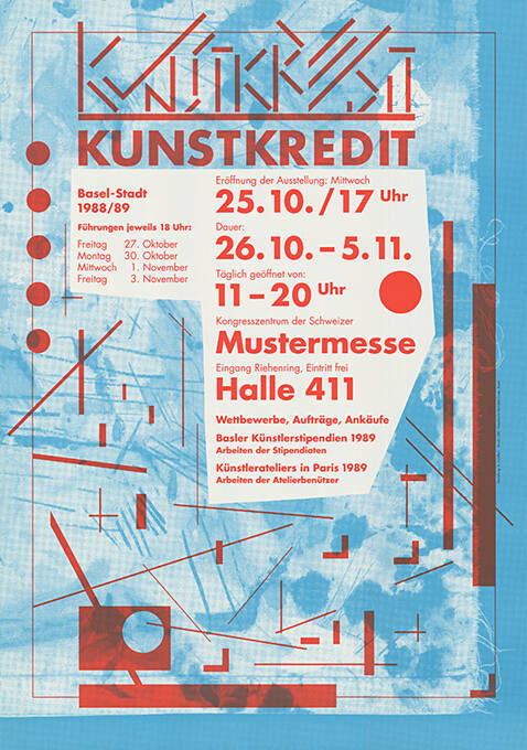 Kunstkredit Basel-Stadt 1988/89, Mustermesse