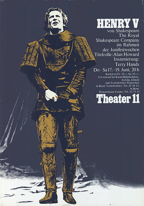 Henry V, The Royal Shakespeare Company, Theater 11