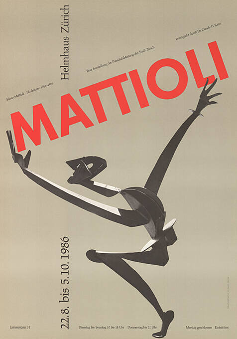 Mattioli, Helmhaus Zürich