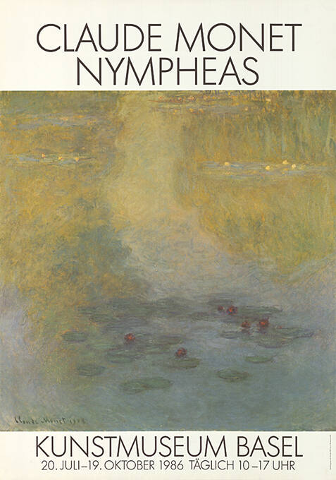 Claude Monet, Nymphéas, Kunstmuseum Basel