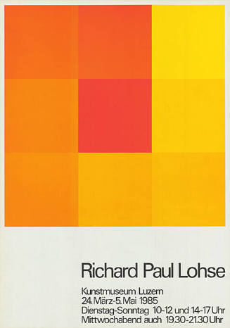 Richard Paul Lohse, Kunstmuseum Luzern