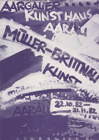 Müller-Brittnau, Kunst, Aargauer Kunsthaus Aarau