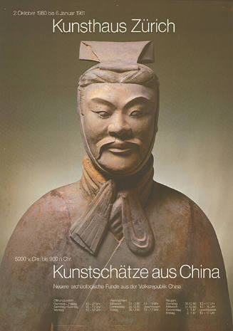 Kunstschätze aus China, Kunsthaus Zürich