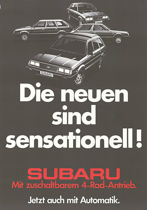 Die neuen sind sensationell! Subaru