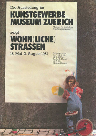 Wohn(liche) Strassen, Kunstgewerbemuseum Zürich