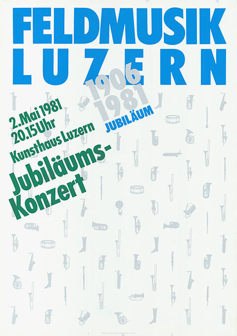 Feldmusik Luzern, Jubiläums-Konzert, Kunsthaus Luzern