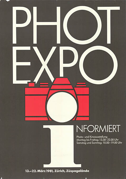 Photexpo, Informiert, Züspagelände Zürich