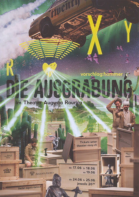 Die Ausgrabung, Roxy, im Theater Augusta Raurica