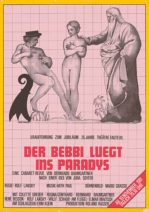 Der Bebbi luegt ins Paradys, Bernhard Baumgartner, Théâtre Fauteuil