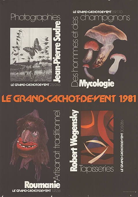 Jean-Pierre Sudre, Mycologie, Roumanie, Robert Wogensky, Le Grand-Cachot-de-Vent 1981