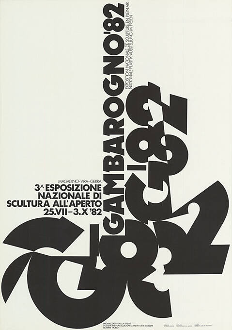 Gambarogno ’82, 3a Esposizione nazionale di Scultura all’aperto