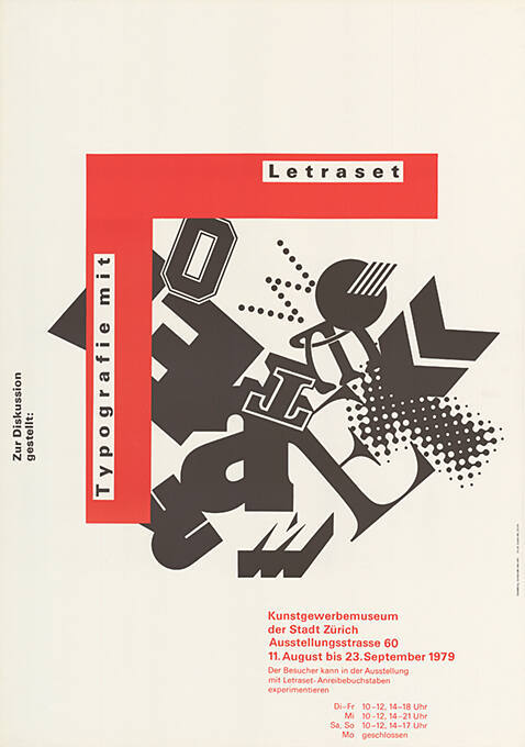 Typografie mit Letraset, Kunstgewerbemuseum der Stadt Zürich