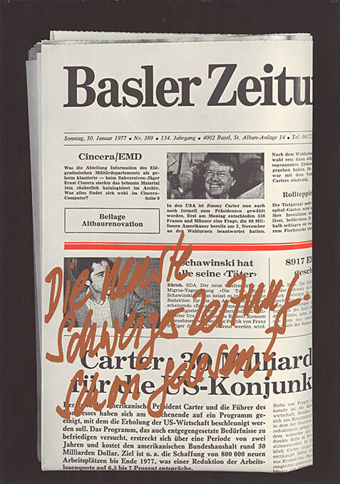 Basler Zeitung, Die neuste Schweizer Zeitung. Schon gelesen?