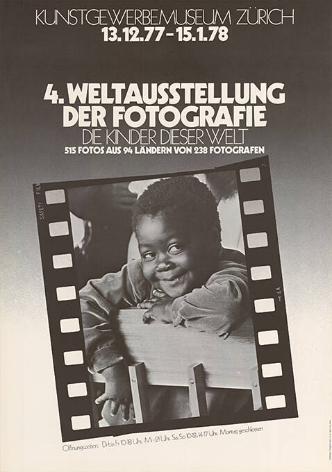 4. Weltausstellung der Fotografie, Die Kinder dieser Welt, Kunstgewerbemuseum Zürich