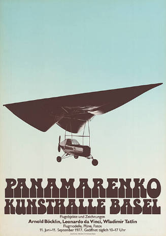 Panamarenko, Kunsthalle Basel