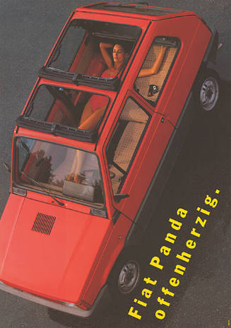 Fiat Panda, offenherzig.
