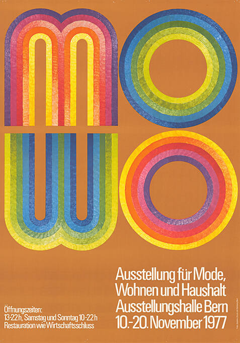 MOWO, Ausstellung für Mode, Wohnen und Haushalt, Ausstellungshalle Bern