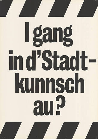 I gang in d’Stadt – kunnsch au?