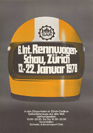 6. Int. Rennwagenschau, Züspa-Hallen, Zürich-Oerlikon