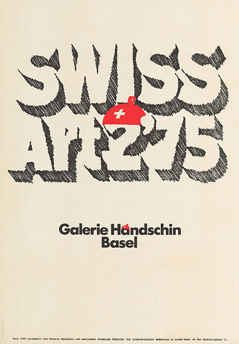 Swiss Art 2’75, Galerie Handschin, Basel