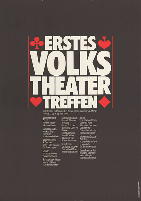 Erstes Volkstheater-Treffen